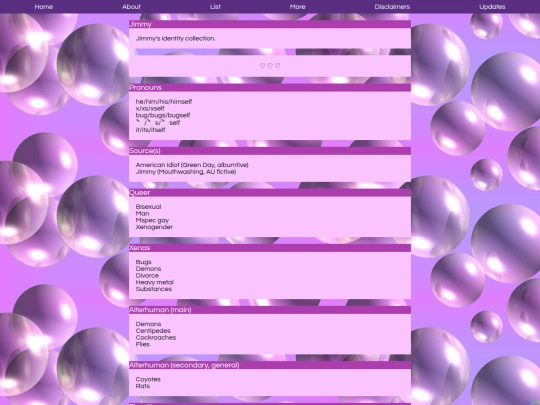 headmates/jimmy/list screenshot