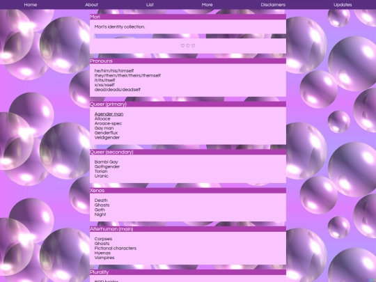 headmates/mori/list screenshot
