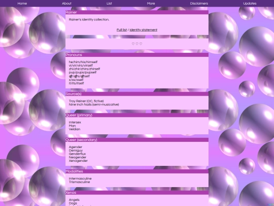 headmates/rainer/list screenshot