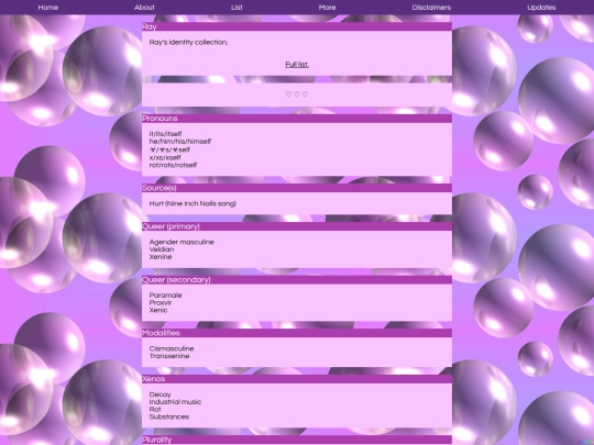 headmates/ray/list screenshot