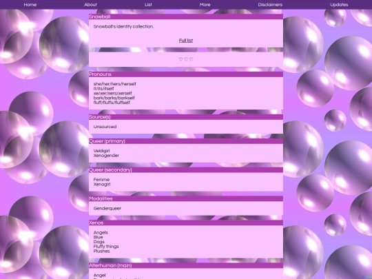 headmates/snowball/list screenshot