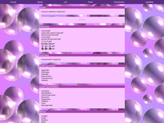 headmates/vyvian/list screenshot