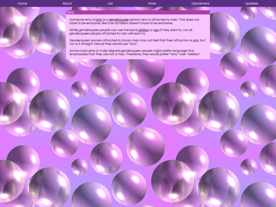 terms/toric screenshot