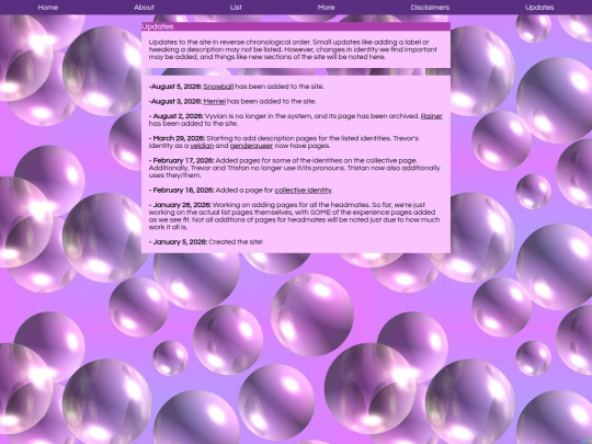 updates screenshot