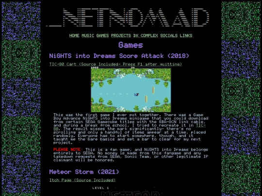 games screenshot