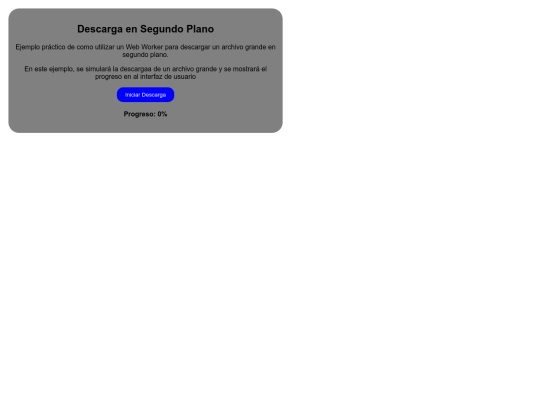 Talleres/WebWorker screenshot