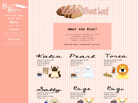 webkinz screenshot