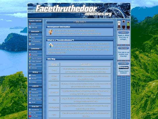 info screenshot