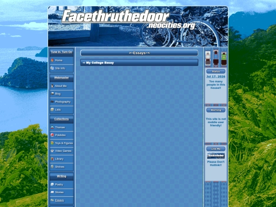 writing/essays screenshot