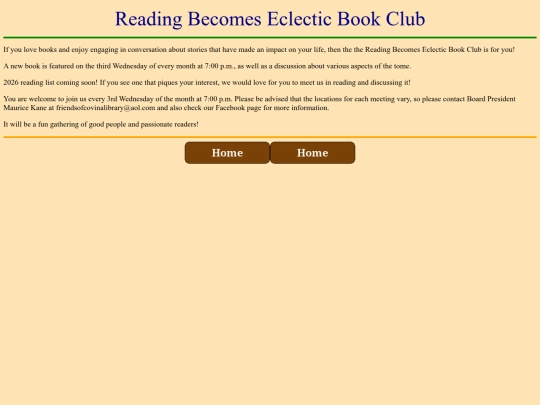 EclecticBookClub screenshot