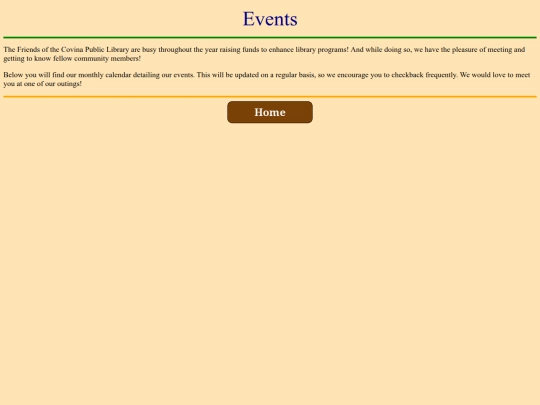 Events screenshot