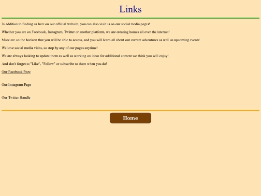 Links screenshot