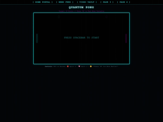 pong screenshot