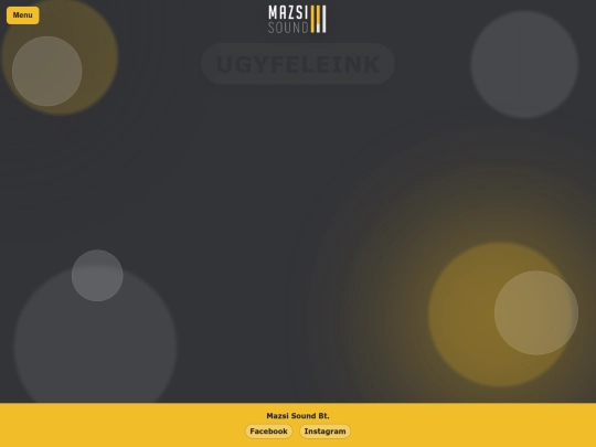 Mazsi sound/ügyfeleink screenshot