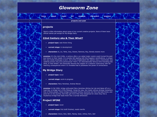 projects screenshot