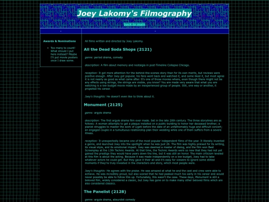 projects/22ndc/joeyfilms screenshot