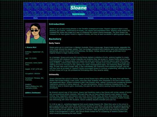 projects/22ndc/sloane screenshot