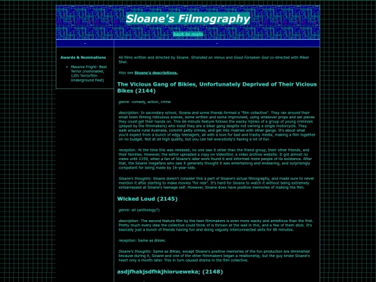 projects/22ndc/sloanefilms screenshot