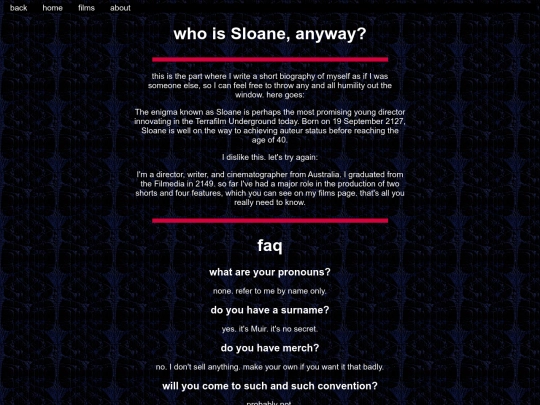 sloanebio screenshot