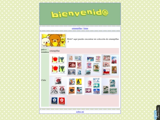 estampillas screenshot