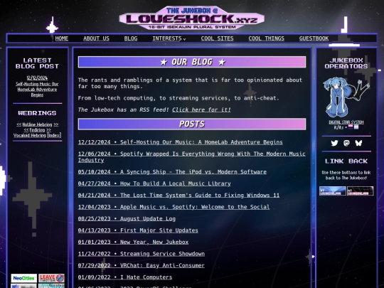 blog screenshot