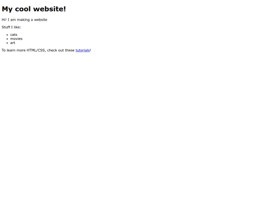 index screenshot