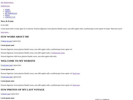 Pagina examen/about screenshot