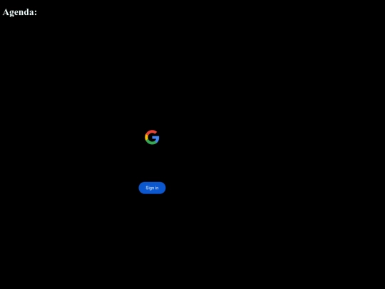 agenda screenshot