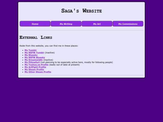 links screenshot