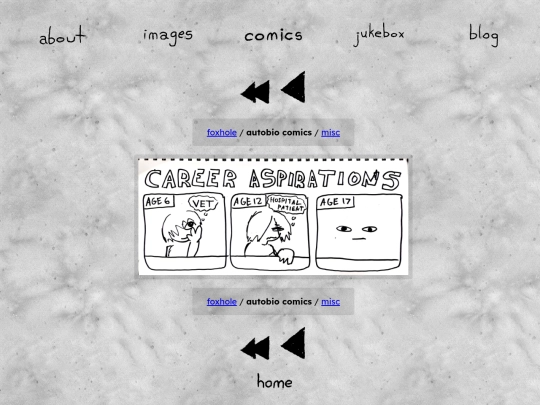 comics-autobio-latest screenshot