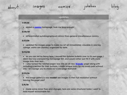 updates screenshot