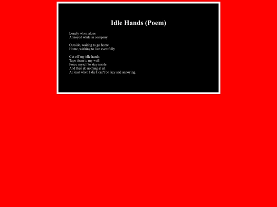 blogs/idlehands screenshot