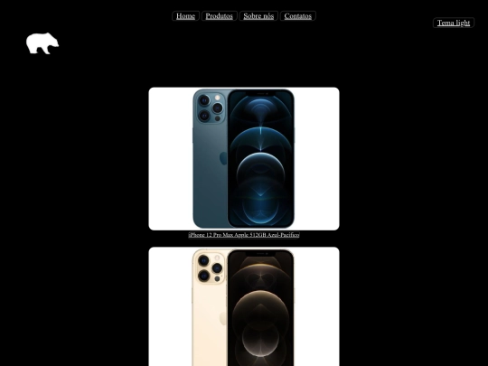 produtos screenshot