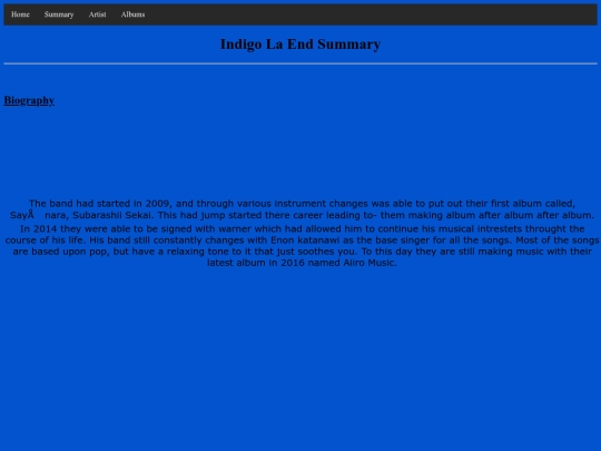 IndigoLaEndSummary screenshot