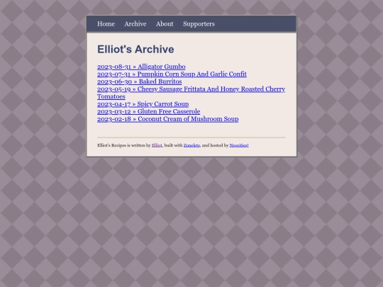 archive screenshot