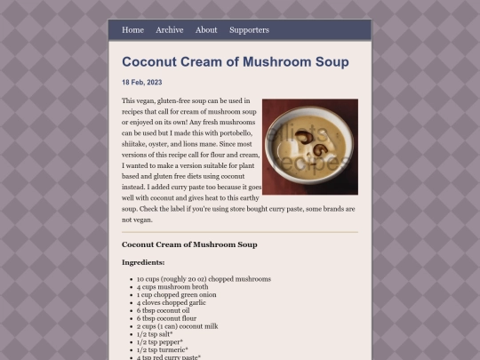 posts/2023-02-18-Coconut-Cream-of-Mushroom-Soup screenshot