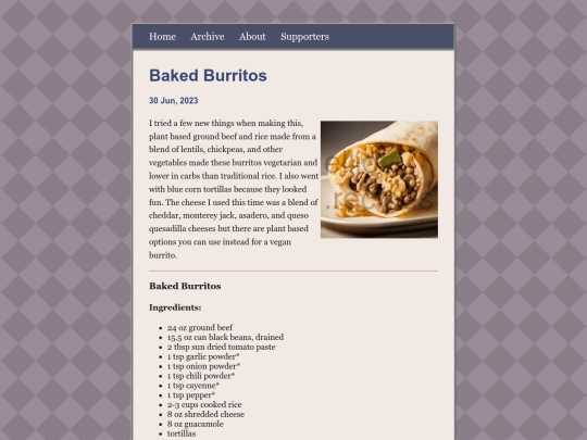 posts/2023-06-30-Baked-Burritos screenshot