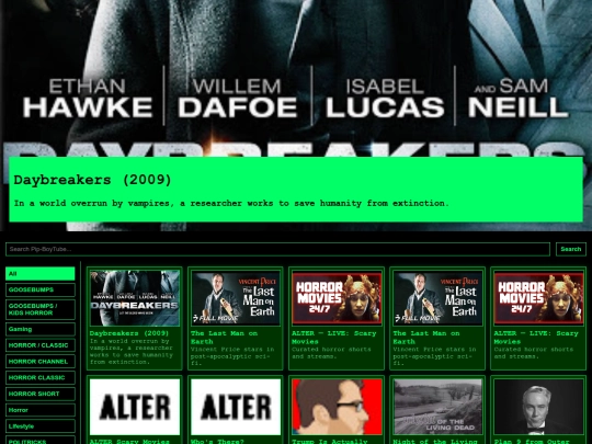 videos screenshot