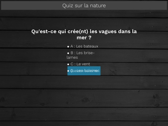 Quiz-nature screenshot