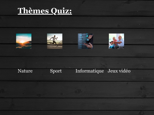 Thèmes-quizz screenshot