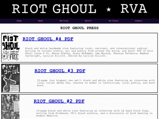 riotghoulpress screenshot
