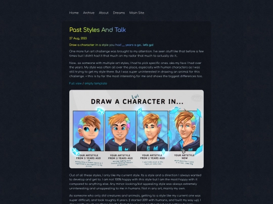Blog/posts/2023-08-27-Past-Styles-And-Talk screenshot