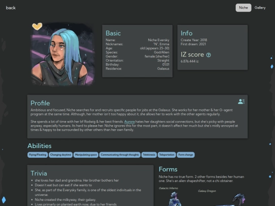 Ocs/Niche screenshot