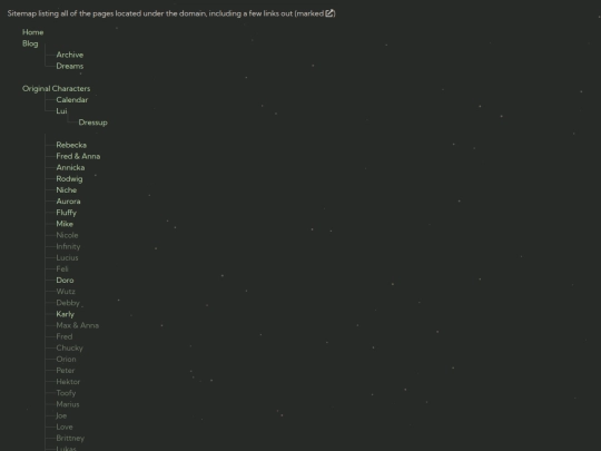 Sitemap screenshot