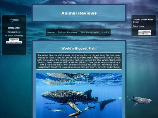 reviews/whaleshark screenshot