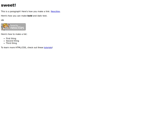index screenshot