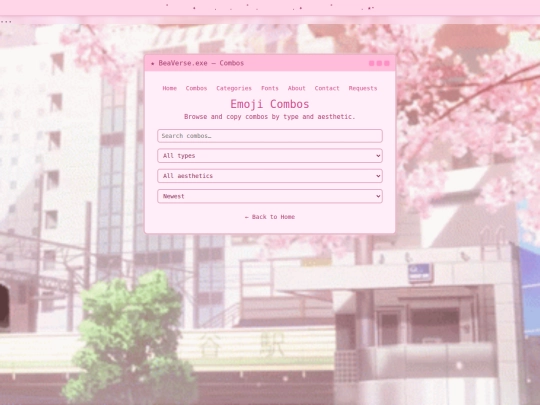 combos screenshot