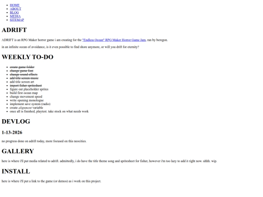 projectlogs/adrift screenshot