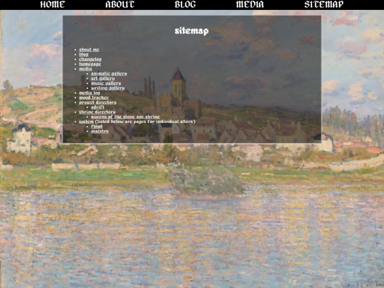 sitemap screenshot