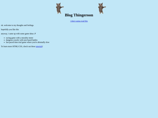 blog screenshot